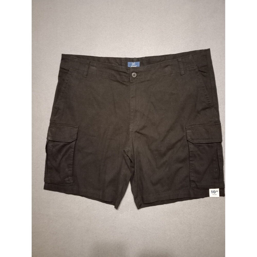 George Men's Cargo Shorts Sz 40 Black 10" Inseam NEW